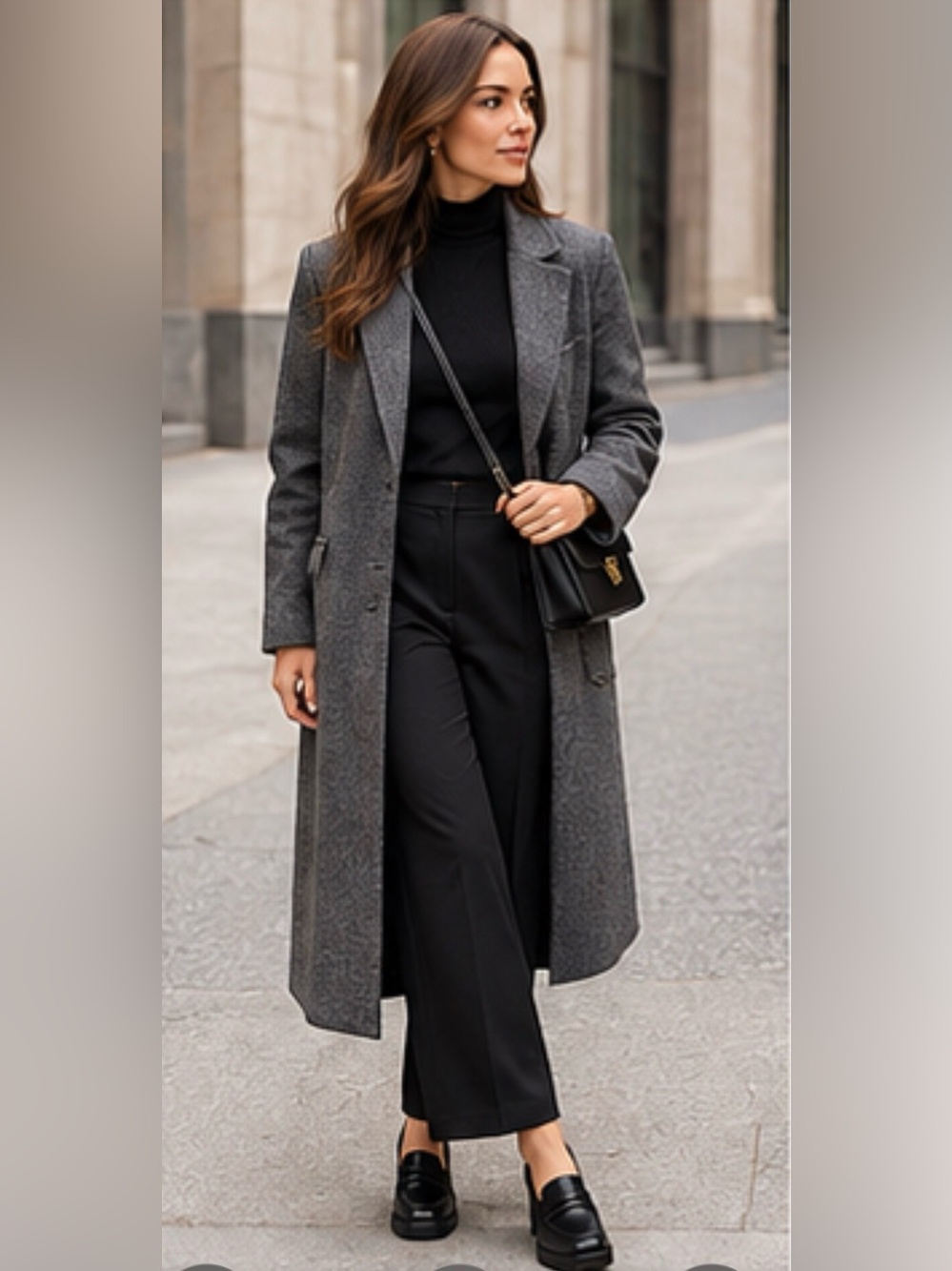 rag & bone Black Leather Penny Loafers